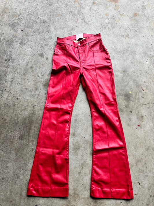 Red revice pants