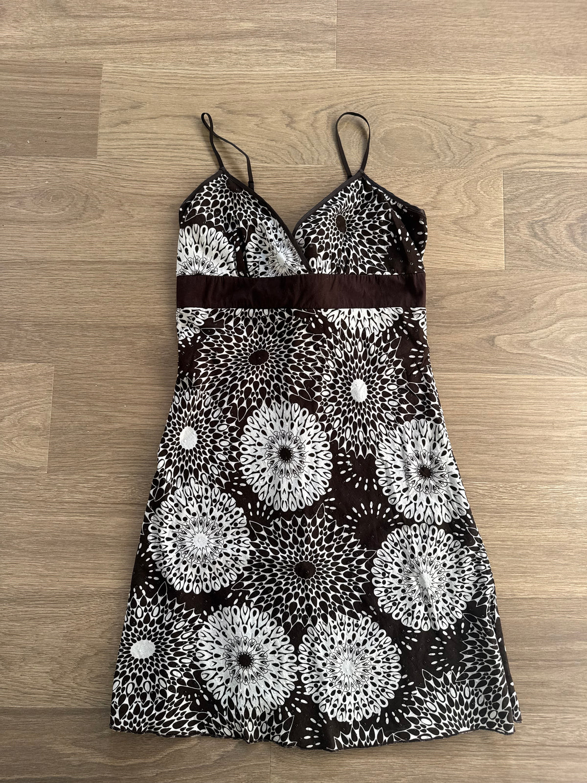 Vtg Brown Dress