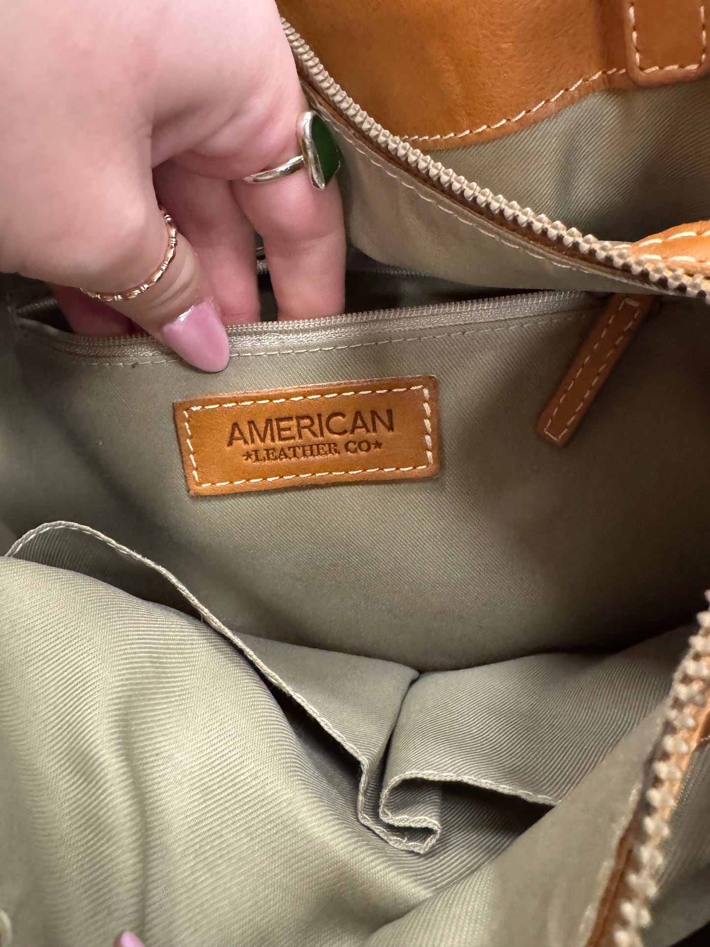 American leather purse