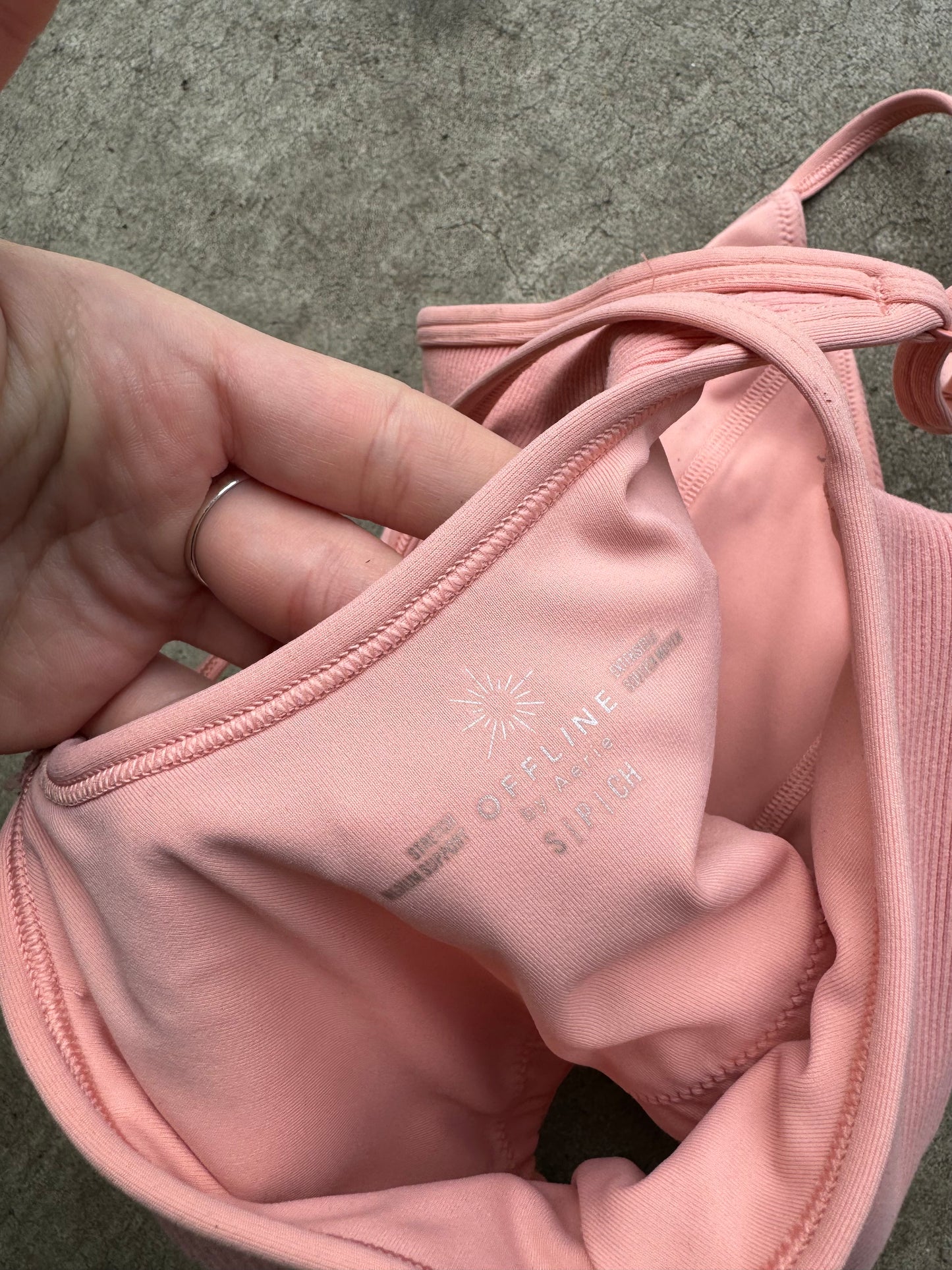 Ribbed Aerie Bra