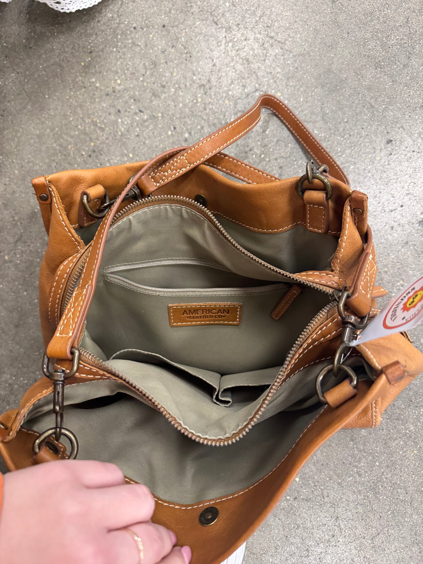 American leather purse