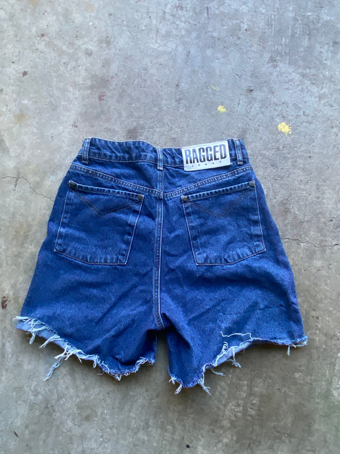 Ragged Jean Shorts