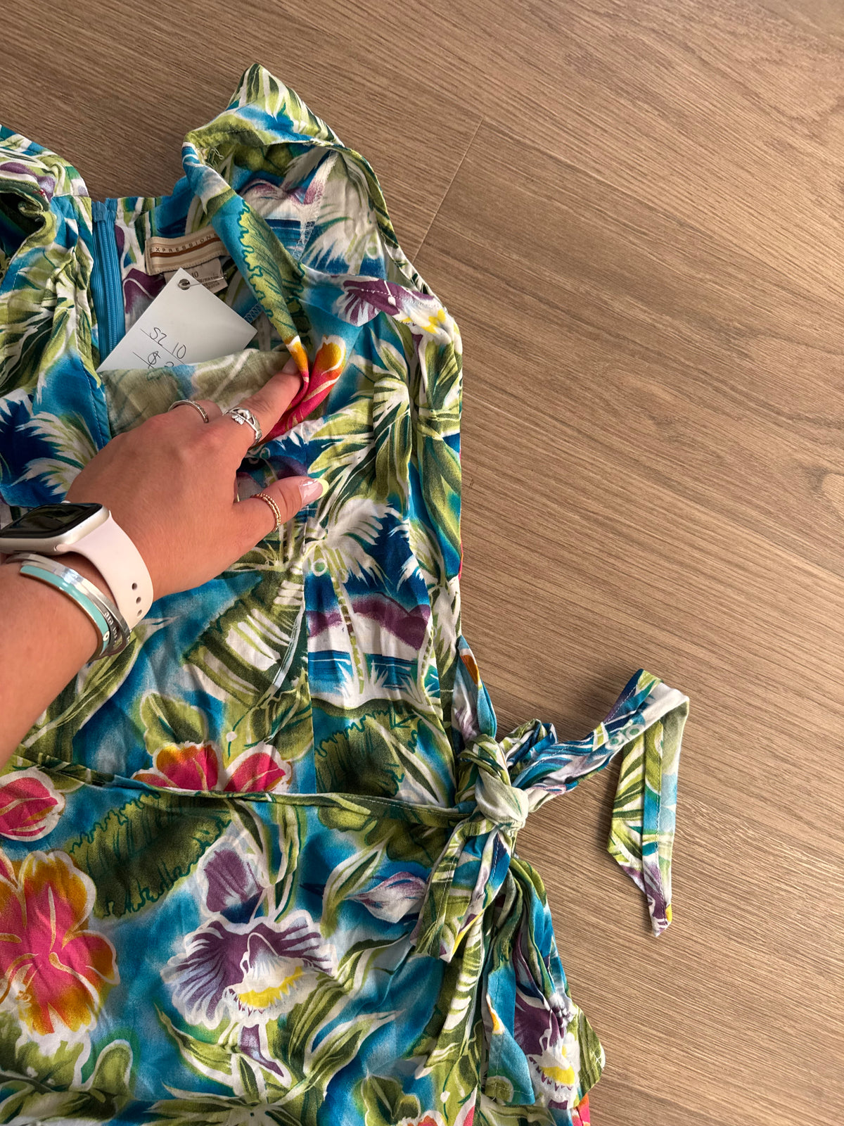 Hawaiian Tropical Dress L