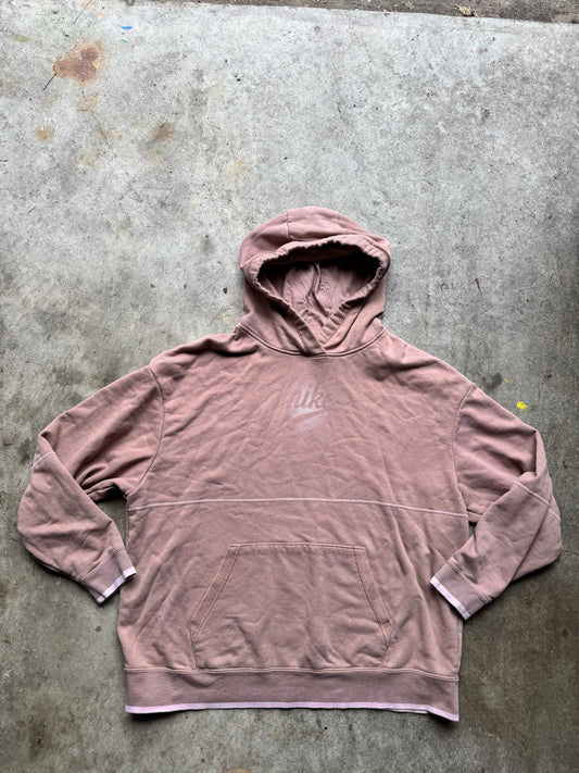 Brown Nike hoodie