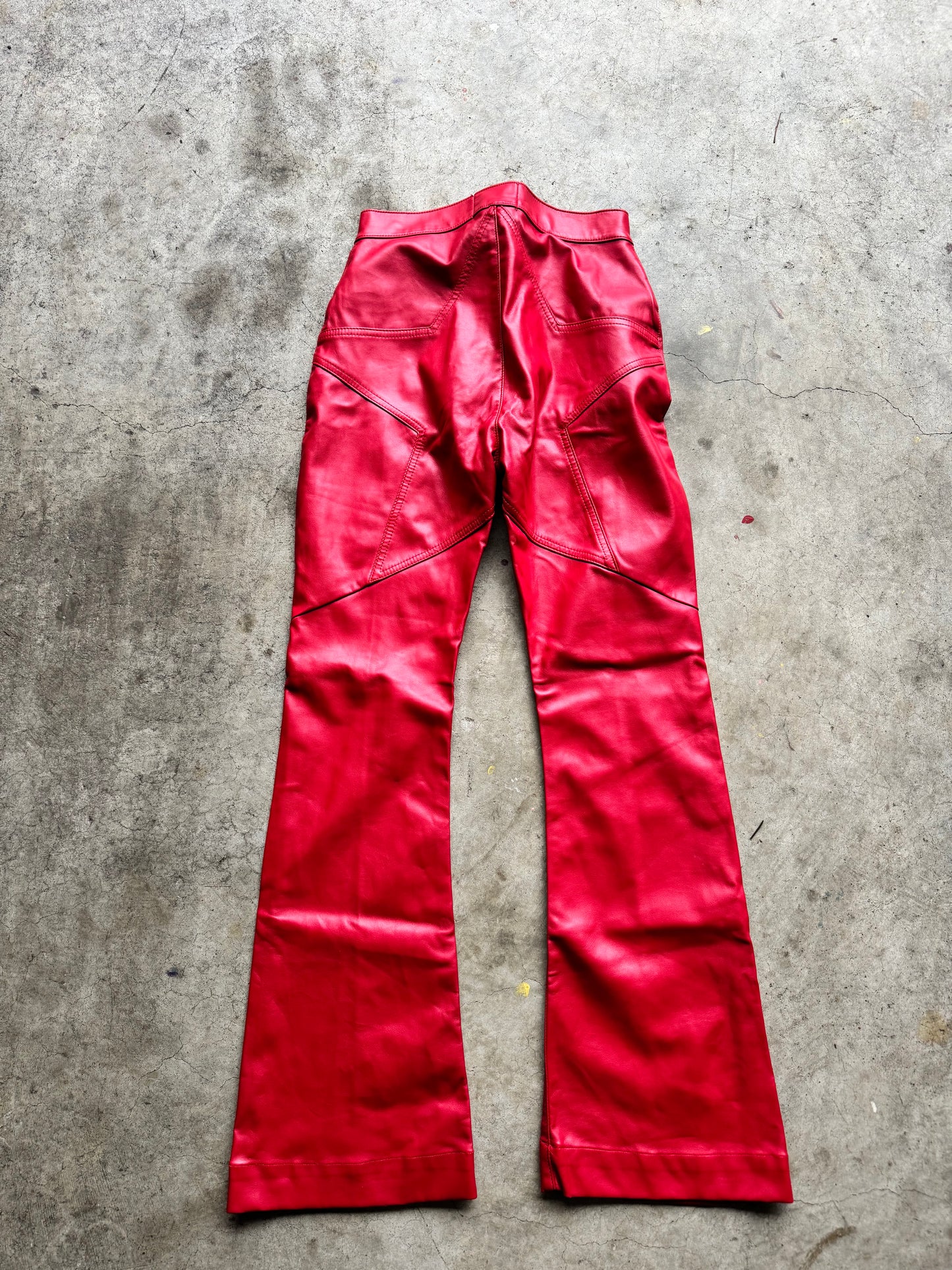 Red revice pants