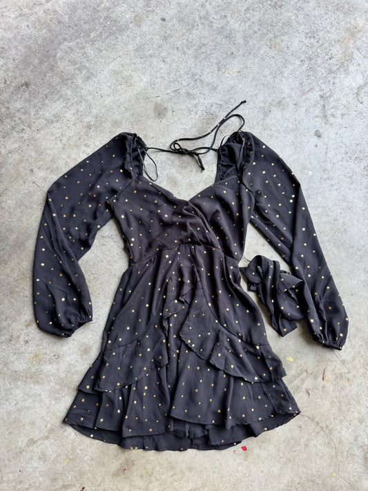 Star Wrap Dress