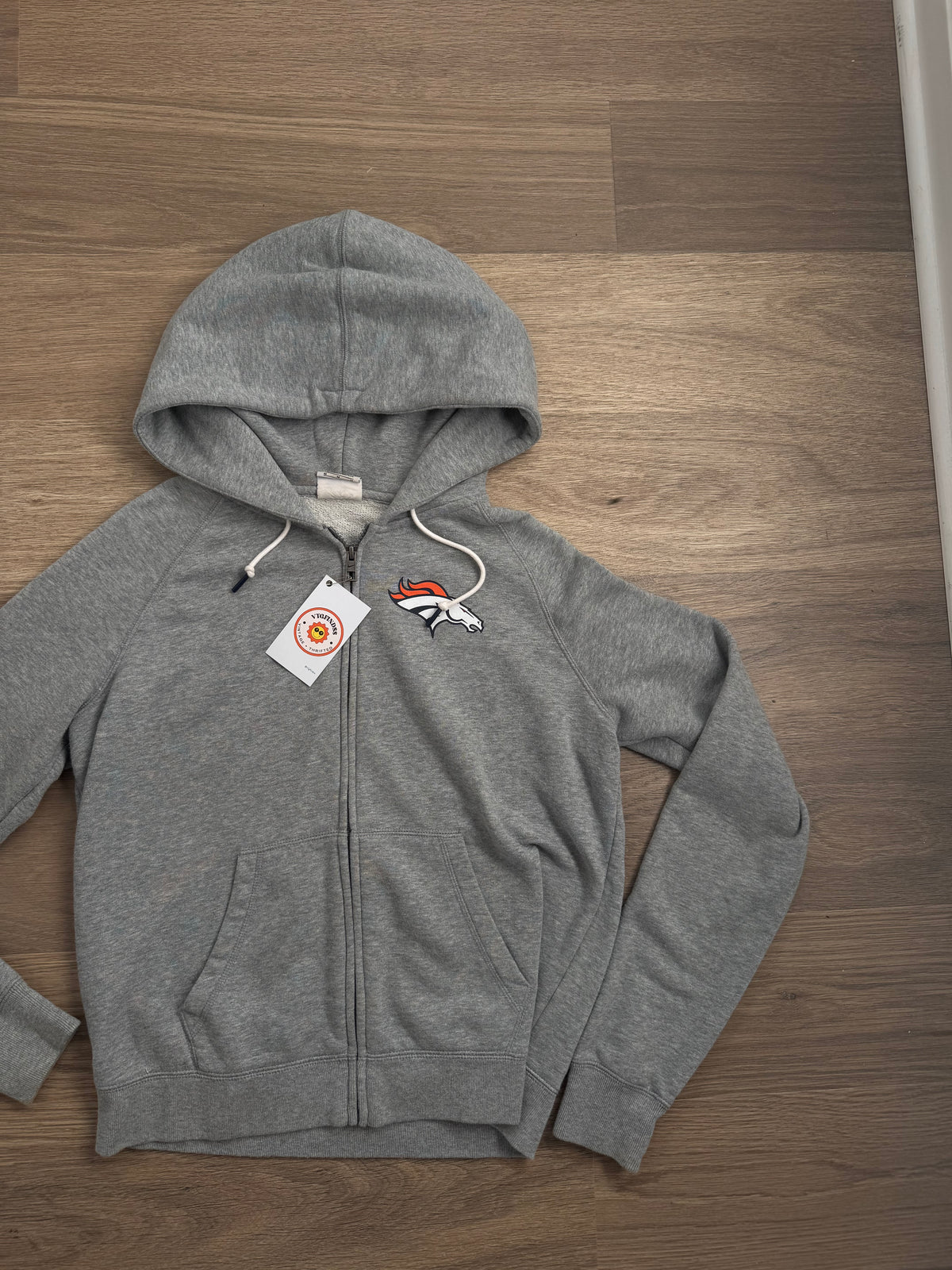 Broncos Zip Up size medium