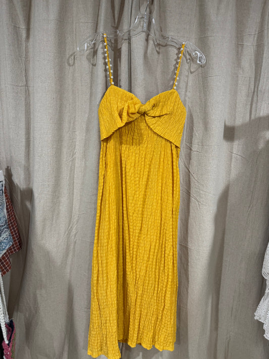 Vtg yellow dress