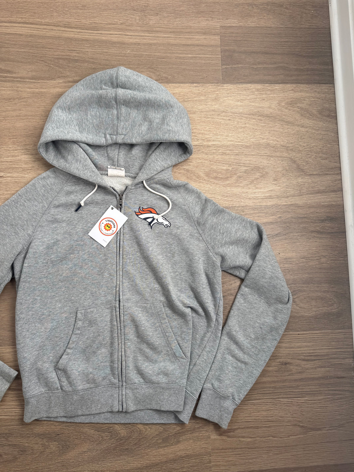 Broncos Zip Up size medium