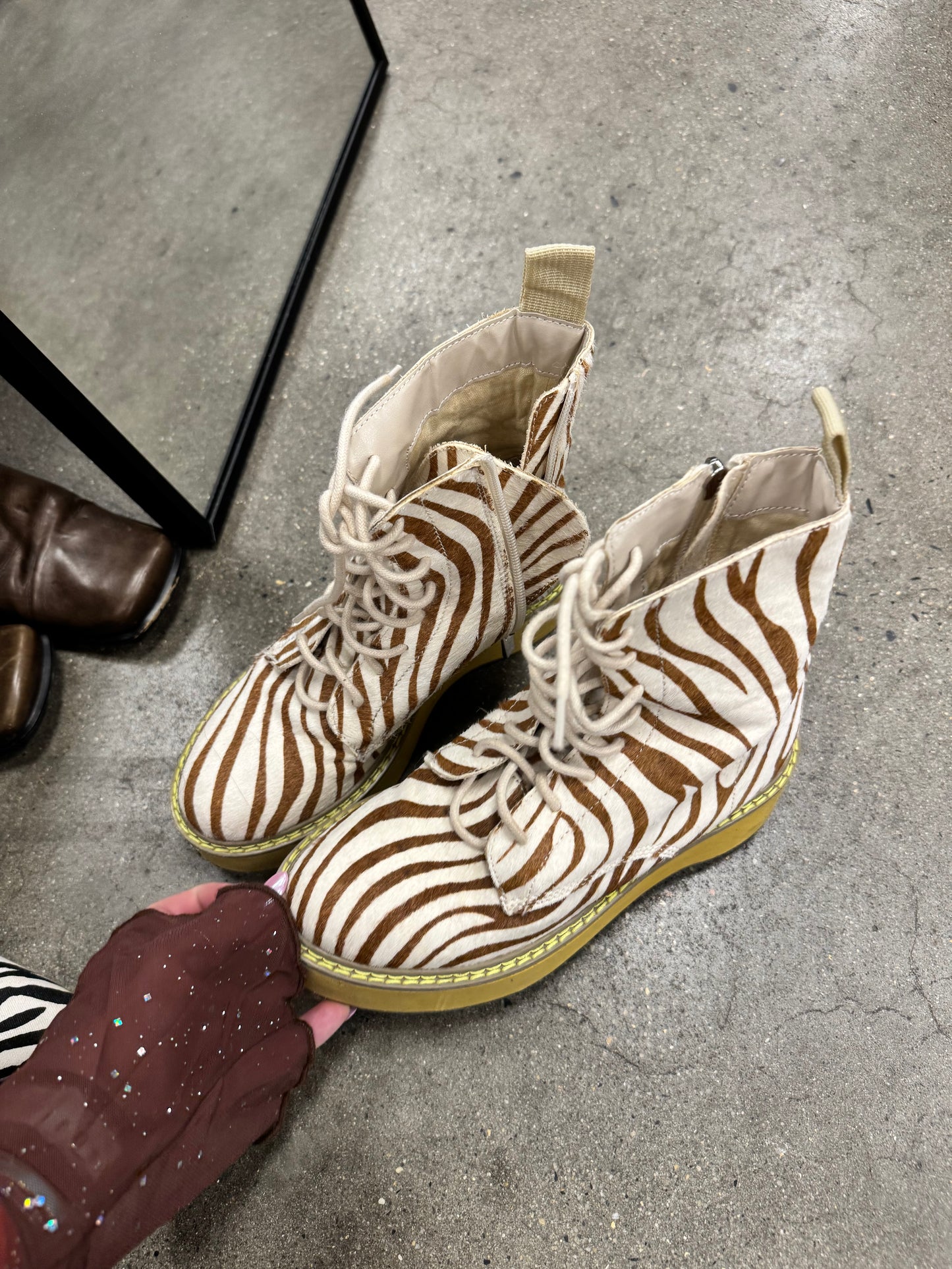 Zebra Boots