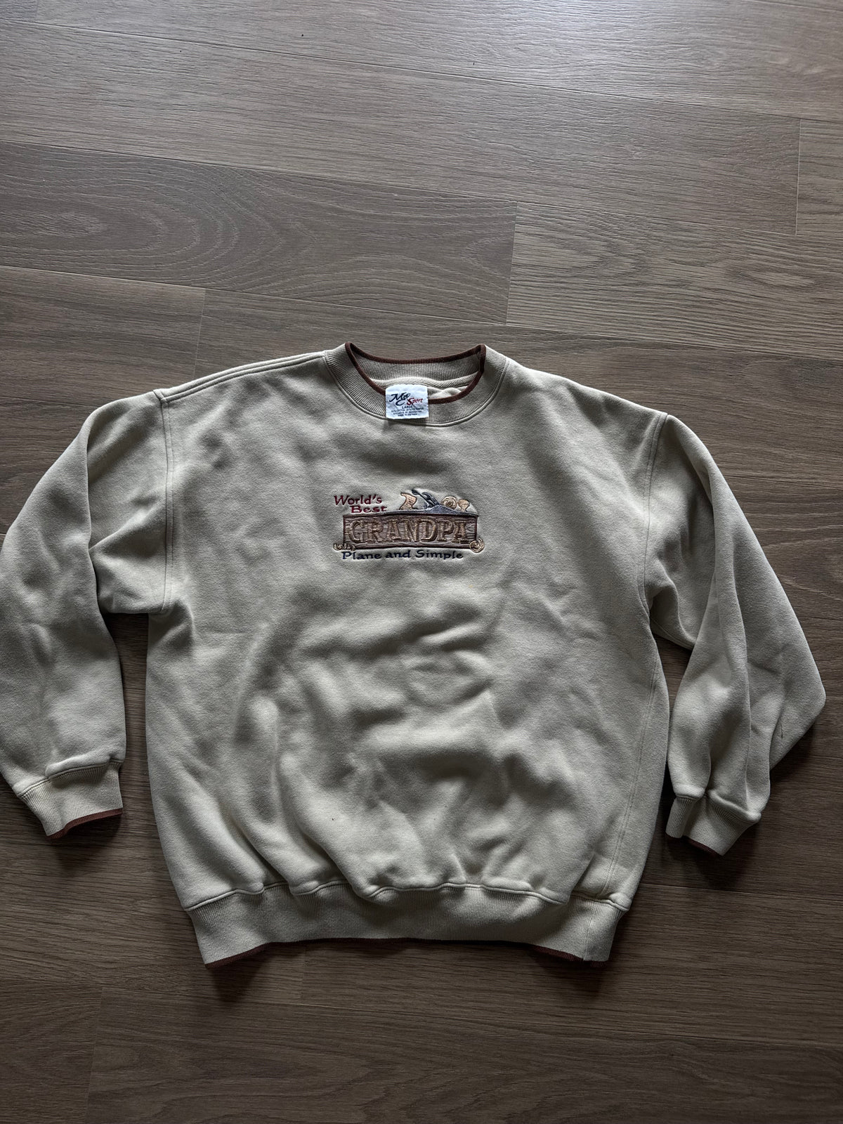 Vtg Grandpa Crewneck L