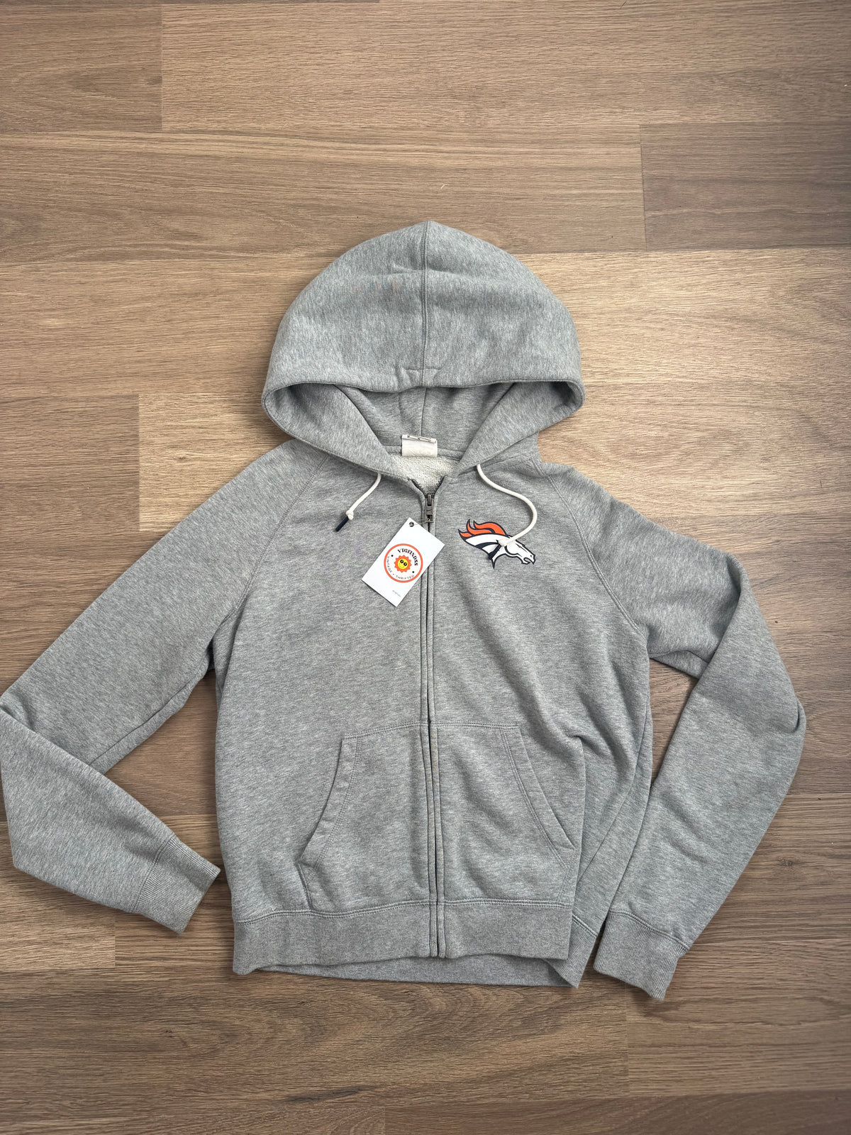 Broncos Zip Up size medium
