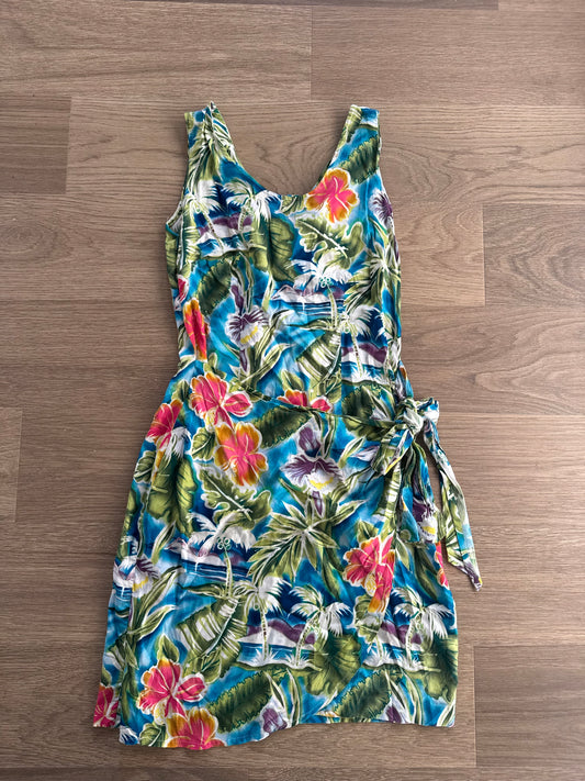 Hawaiian Tropical Dress L