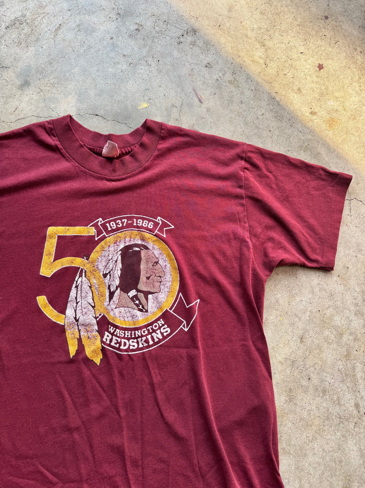 Vtg redskins tee