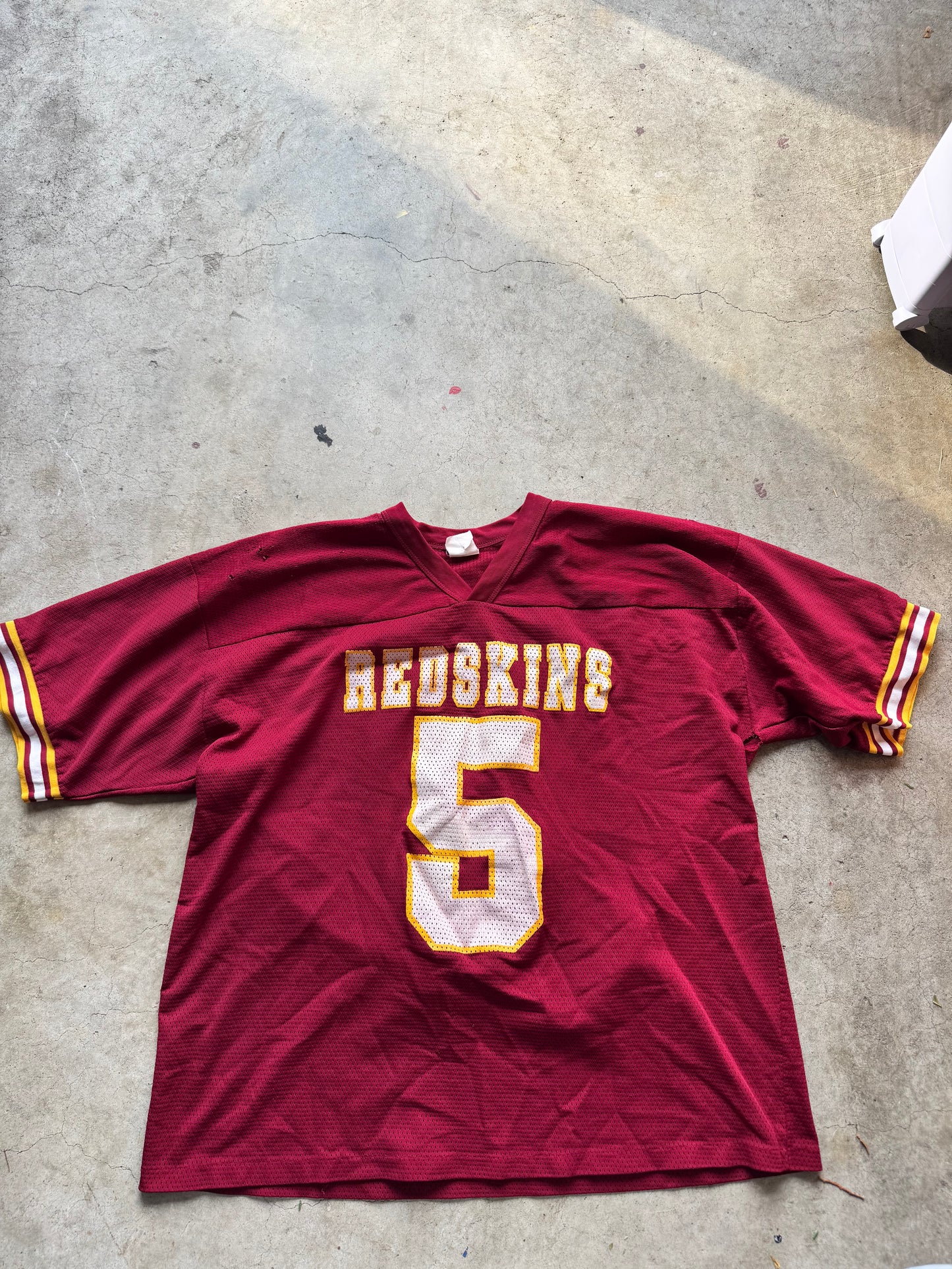 Distressed Redskins Jersey