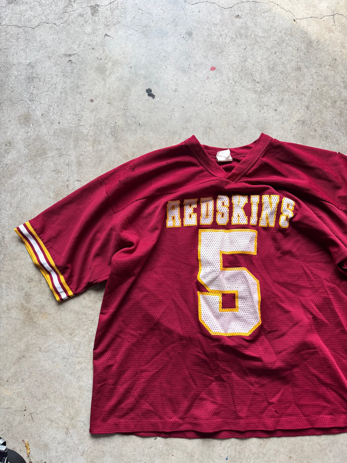 Distressed Redskins Jersey