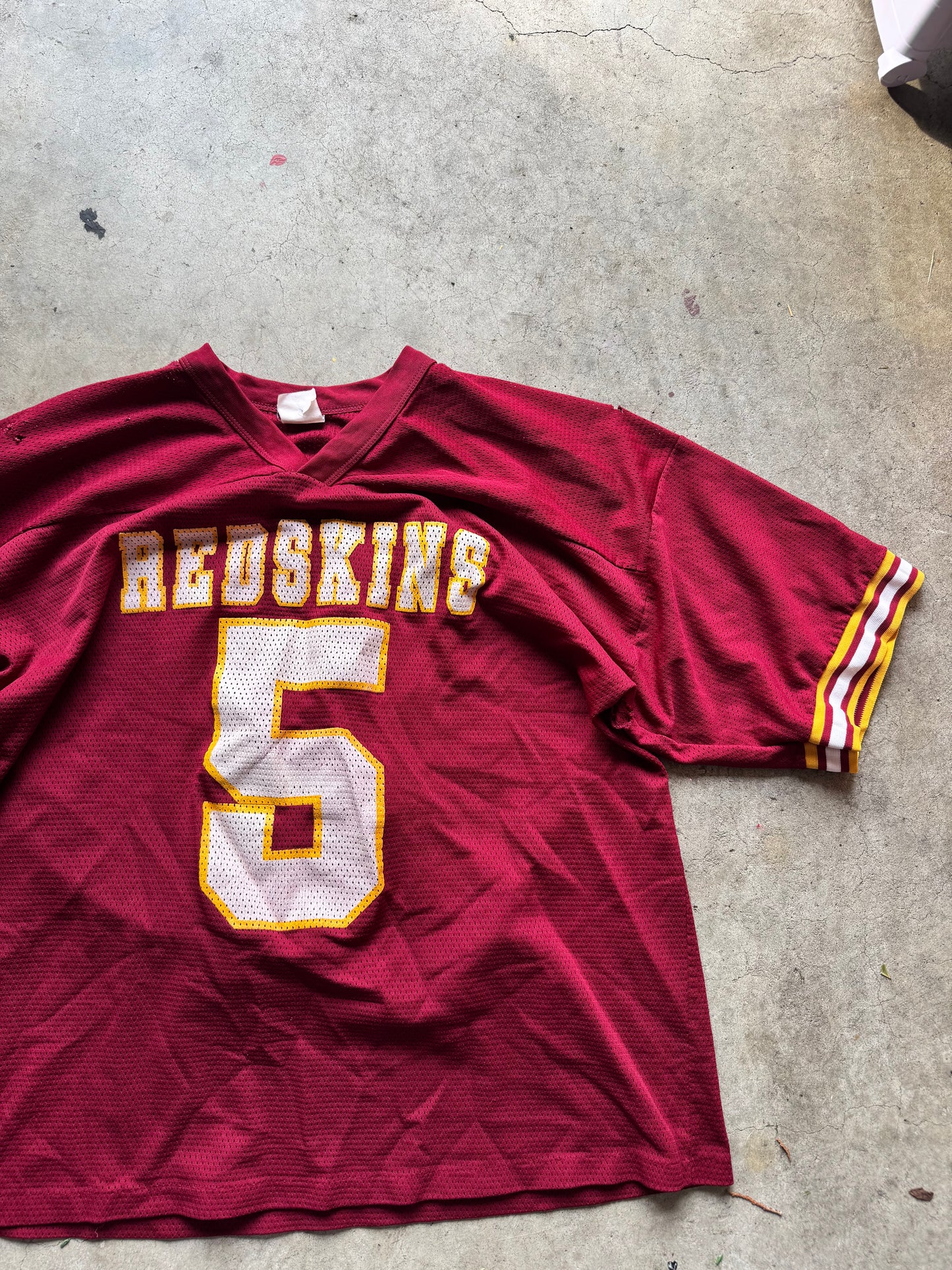 Distressed Redskins Jersey