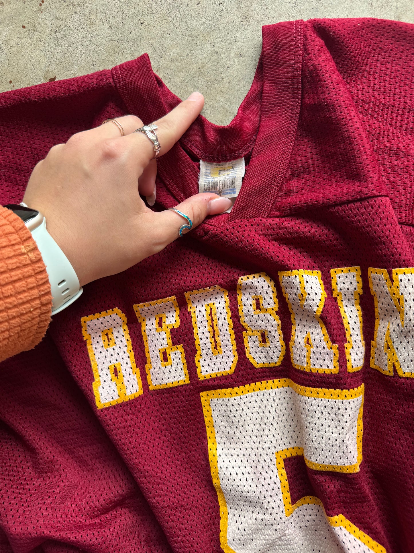 Distressed Redskins Jersey