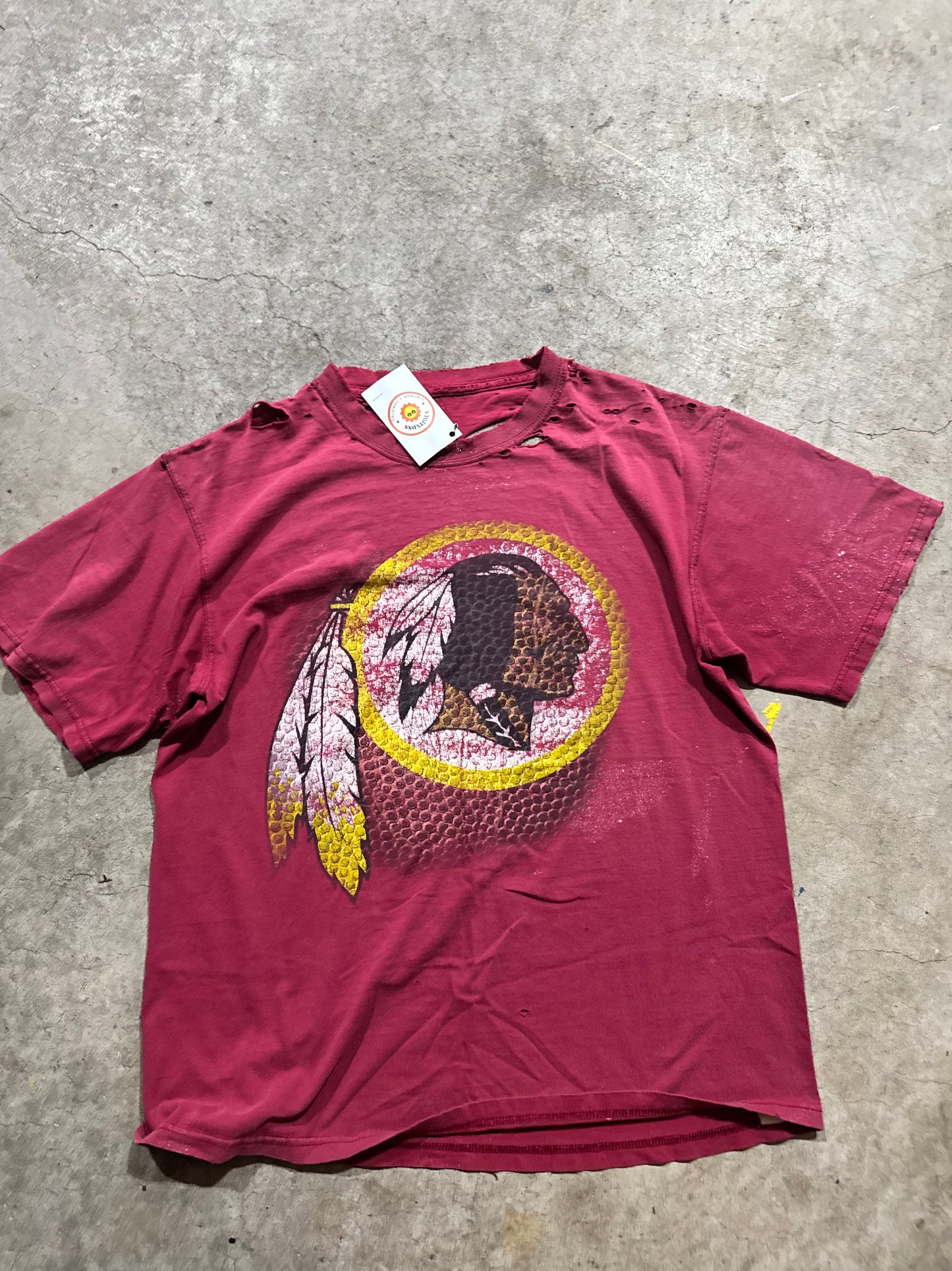 Vtg redskin tee