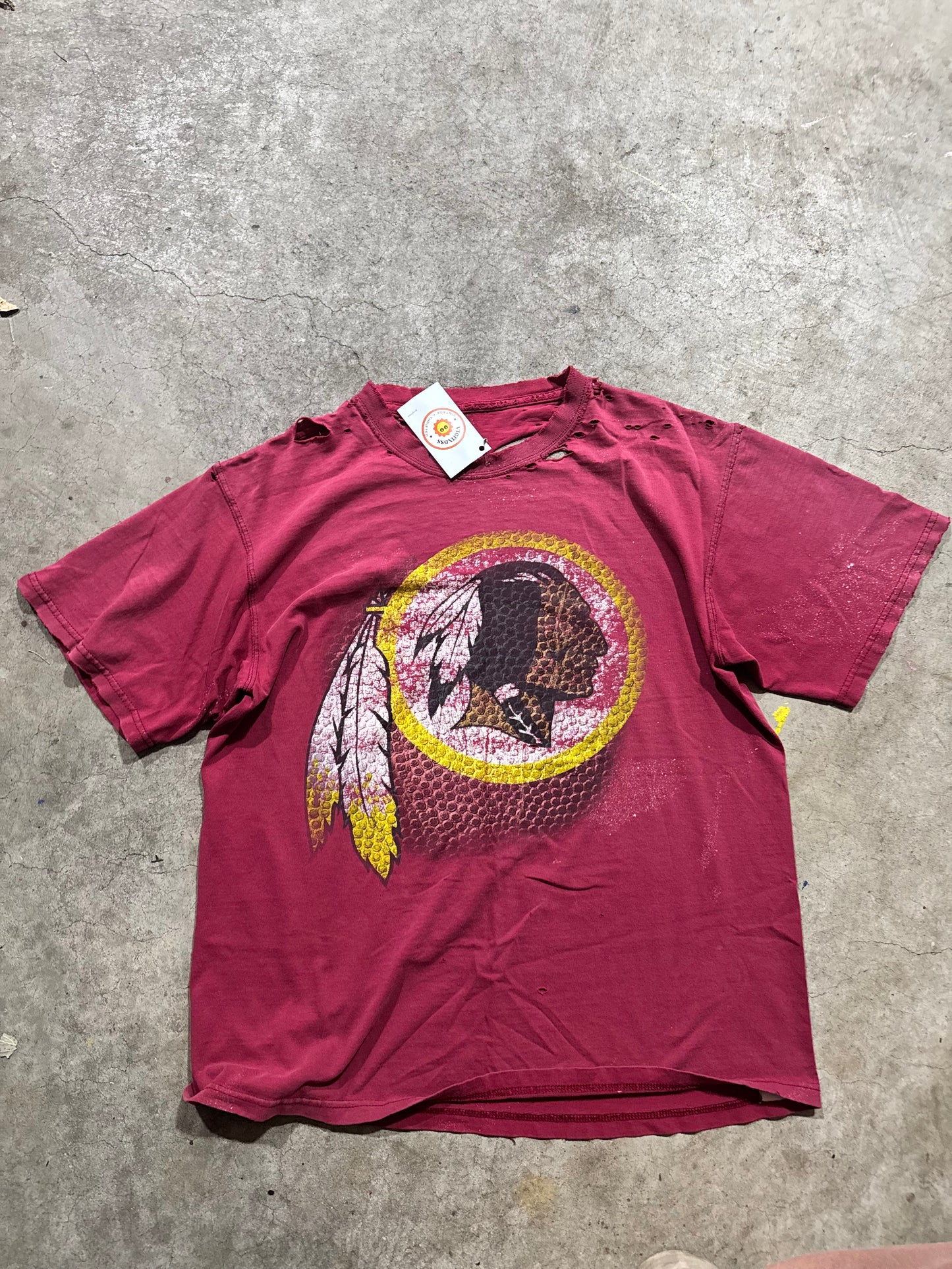 Vtg redskin tee