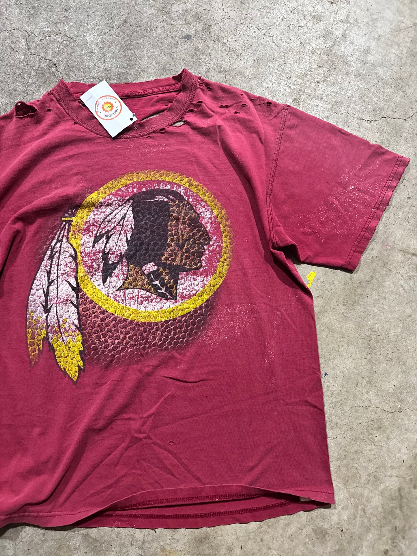 Vtg redskin tee
