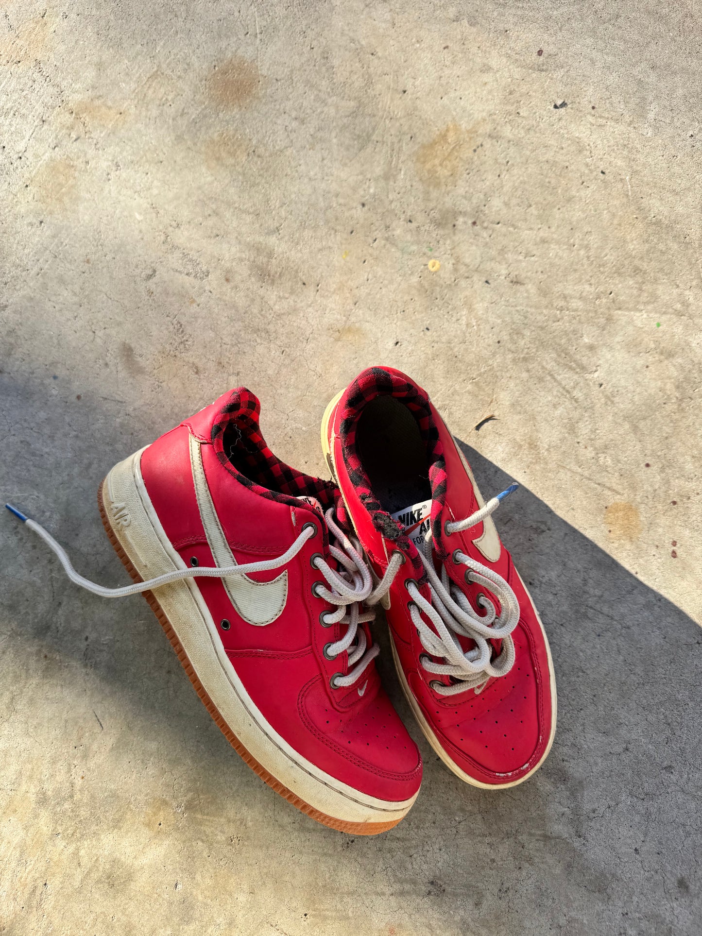 Vtg Red Nike Sneakers