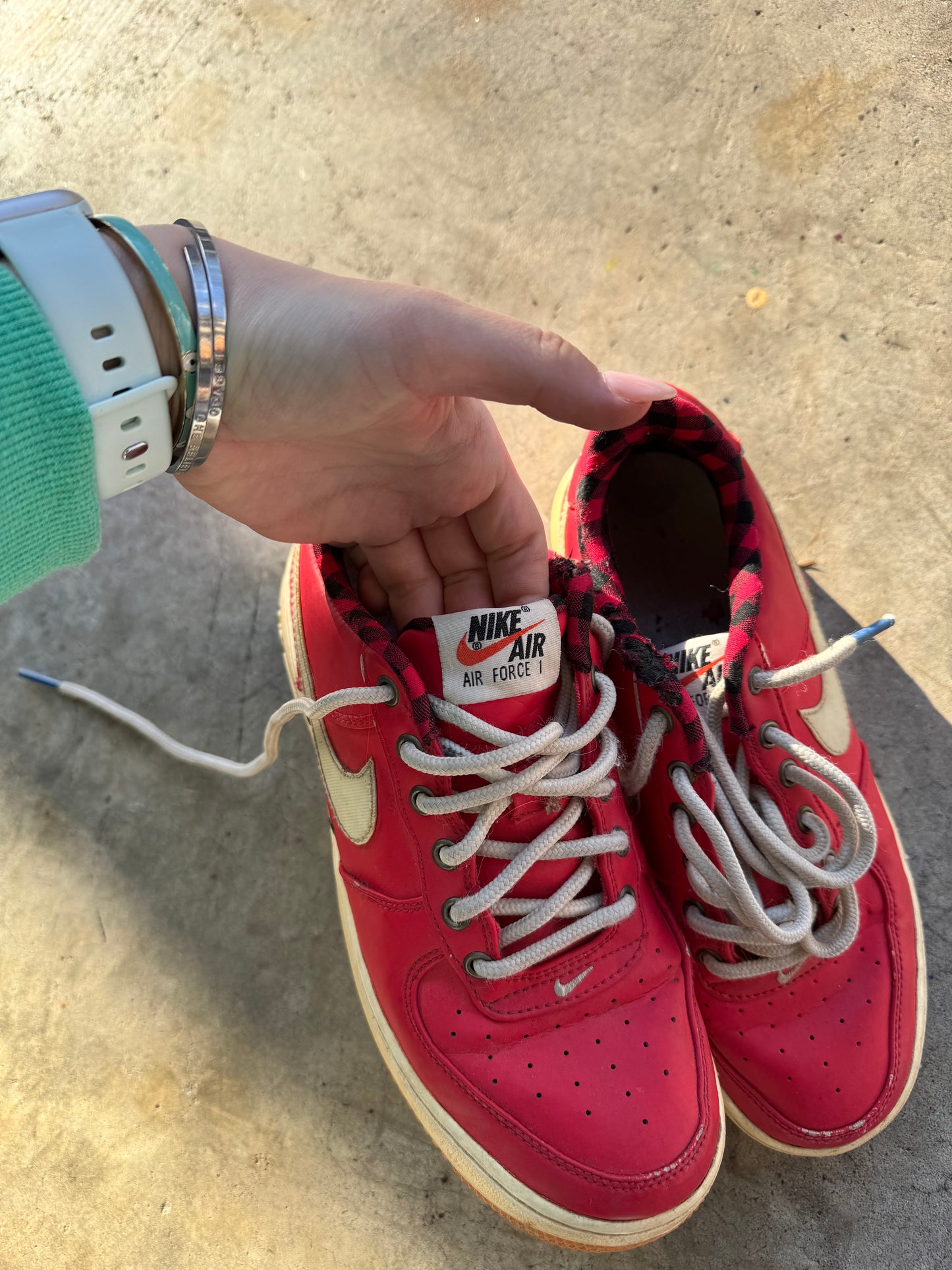Vtg Red Nike Sneakers