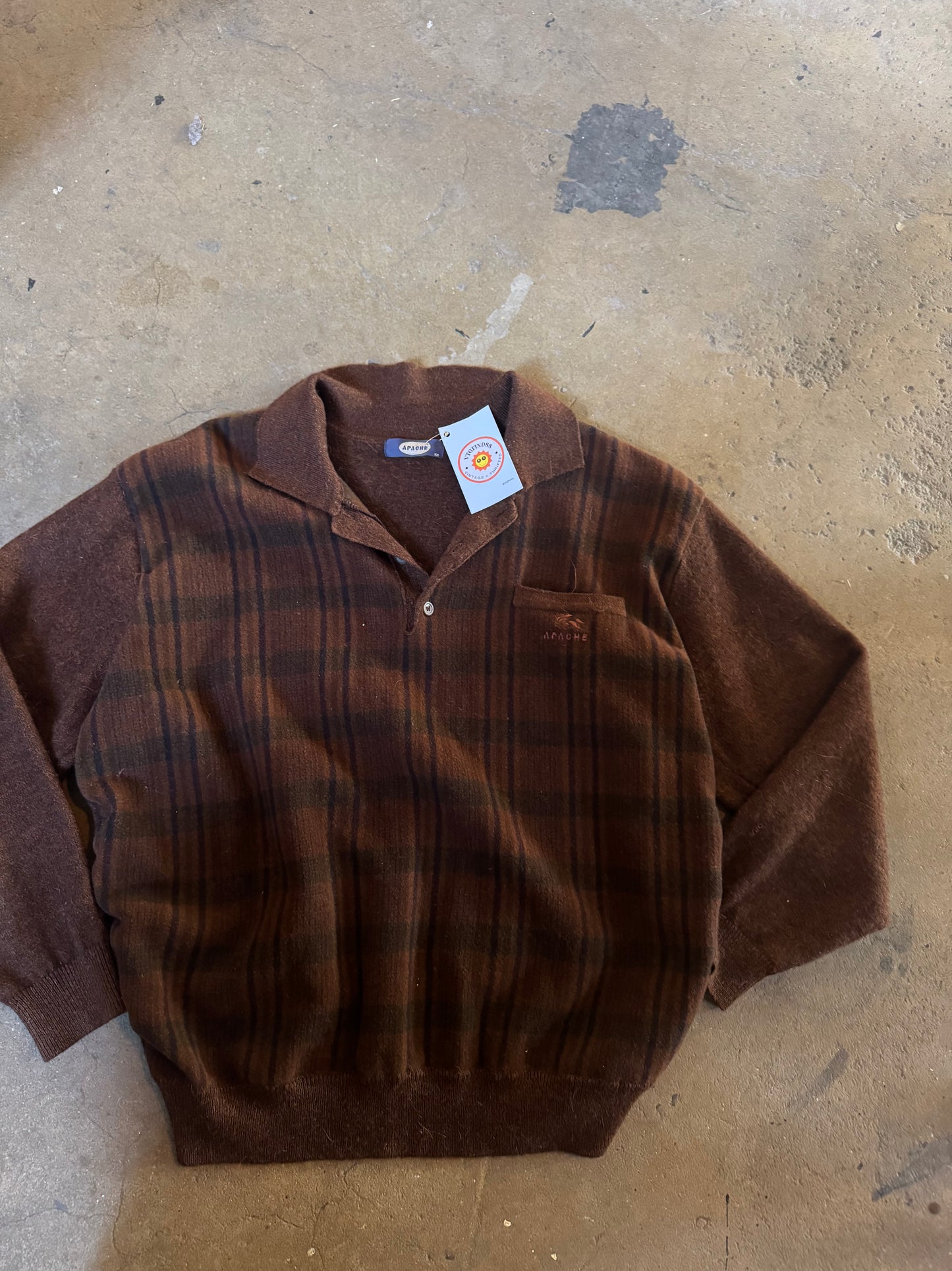 Brown vtg sweater
